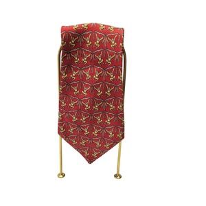Hermes Monkey Banana Silk Tie Mens Red 7448 HA French Designer Neckwear